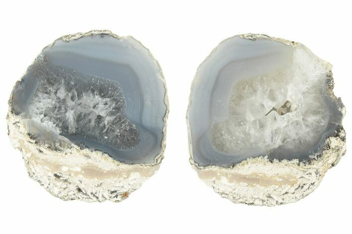 Las Choyas Coconut Nodule with Banded Agate - Mexico #214223